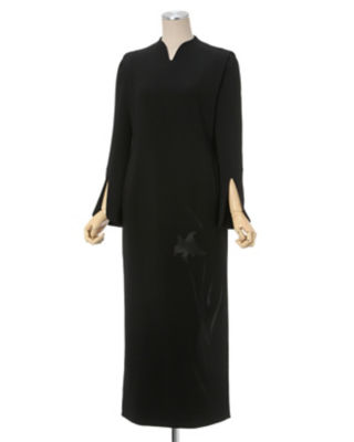 ワンピース Triacetate Floral Embroidery Dress Triacetate Floral Embroidery