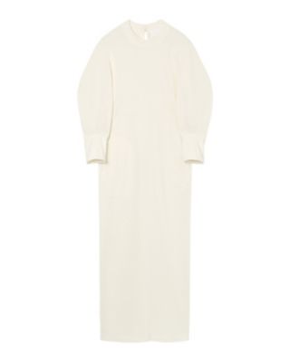 Mame Kurogouchi★Cotton Jersey Dress サイズ２ Cotton Jersey Dress(3 ECRU): Mame Kurogouchi: WOMENS