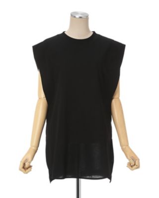 Mame Kurogouchi / マメクロゴウチ | 2023SS | Jersey Sleeveless Top / コットンジャージートップ カットソー | 1 | ECRU | レディース Mame Kurogouchi / マメクロゴウチ | 2023SS | Jersey