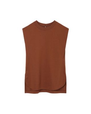Mame Kurogouchi / マメクロゴウチ | 2023SS | Jersey Sleeveless Top / コットンジャージートップ カットソー | 1 | ECRU | レディース Mame Kurogouchi / マメクロゴウチ | 2023SS | Jersey