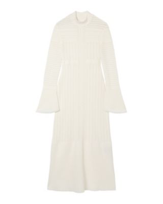 Ｌａｃｅ Ｓｔｒｉｐｅ Ｋｎｉｔｔｅｄ Ｄｒｅｓｓ | ファッション・服 