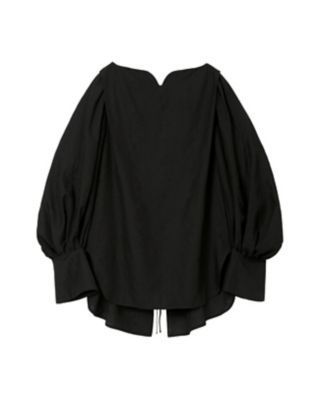 じゅんせい様専用Back flare jacquard blouse-