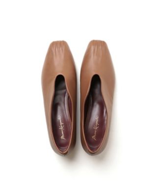 Curved Line Low Heel Slip－on | Mame
