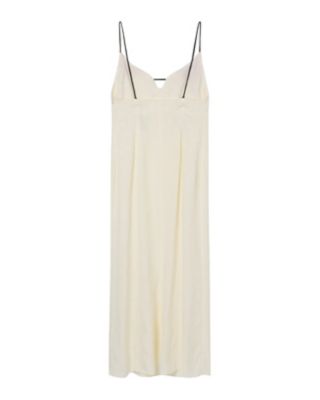 Ｃｒａｎｅ　Ｐａｔｔｅｒｎ　Ｊａｃｑｕａｒｄ　Ｈａｎｄ－Ｄｙｅｄ　Ｓｌｉｐ　Ｄｒｅｓｓ