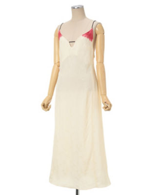 Jacquard Hand-Dyed Slip Dress