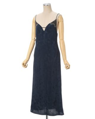 Ｃｒａｎｅ　Ｐａｔｔｅｒｎ　Ｊａｃｑｕａｒｄ　Ｈａｎｄ－Ｄｙｅｄ　Ｓｌｉｐ　Ｄｒｅｓｓ