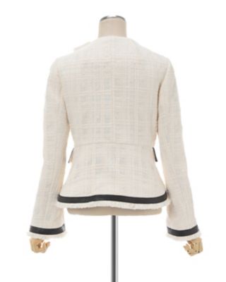 Mame  CRAFTED TWEED BIKER JACKET