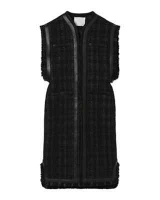 Ｃｒａｆｔｅｄ Ｔｗｅｅｄ Ｌｏｎｇ Ｖｅｓｔ | ファッション・服 