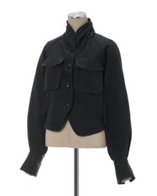 【楽天カード分割】 Cotton Linen Twill Short Jacket カットソー(半袖/袖なし)
