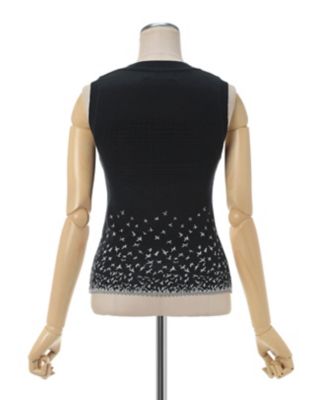 Ｃｒａｎｅ Ｐａｔｔｅｒｎ Ｊａｃｑｕａｒｄ Ｋｎｉｔｔｅｄ Ｔｏｐ