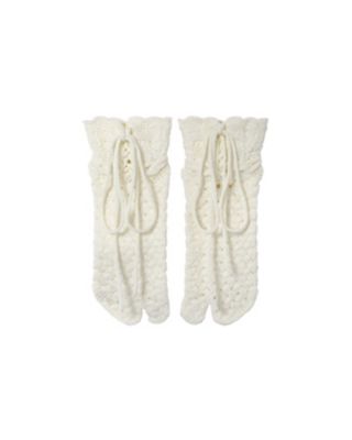 ＜Mame Kurogouchi (Women)＞Ｋｎｉｔｔｅｄ　Ｔａｂｉ　Ｓｏｃｋｓ