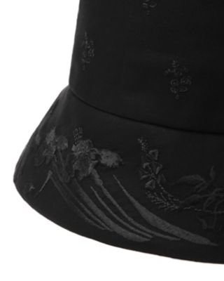 Ｆｌｏｒａｌ Ｅｍｂｒｏｉｄｅｒｅｄ Ｂｕｃｋｅｔ Ｈａｔ ...