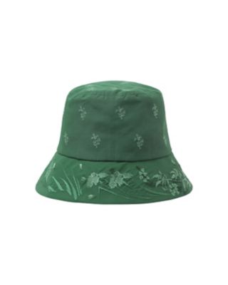 Ｆｌｏｒａｌ Ｅｍｂｒｏｉｄｅｒｅｄ Ｂｕｃｋｅｔ Ｈａｔ ...