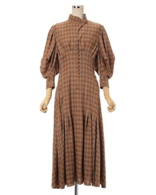 Ｌｉｎｅｎ Ｍｉｘ Ｏｍｂｒｅ Ｃｈｅｃｋ Ｆｌａｒｅｄ Ｄｒｅｓｓ