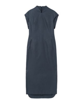 ＜Mame Kurogouchi (Women)＞Ｇｅｏｍｅｔｒｉｃ　Ｓｉｌｋ　Ｃｏｔｔｏｎ　Ｊａｃｑｕａｒｄ　Ｓｌｉｔ　Ｄｒｅｓｓ