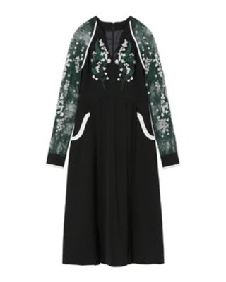 Ｓｕｚｕｒａｎ” Ｅｍｂｒｏｉｄｅｒｙ Ｌａｃｅ Ｄｒｅｓｓ