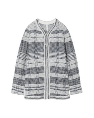 Ｂａｓｋｅｔ　Ｍｏｔｉｆ　Ｋｎｉｔｔｅｄ　Ｊａｃｋｅｔ
