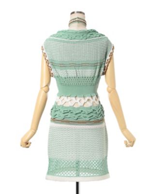 Bamboo Basket Pattern Knitted