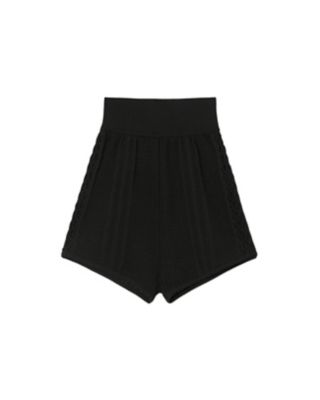 ＜Mame Kurogouchi (Women)＞Ｏｐｅｎｗｏｒｋ　Ｌａｃｅ－ｕｐ　Ｋｎｉｔｔｅｄ　Ｓｈｏｒｔｓ