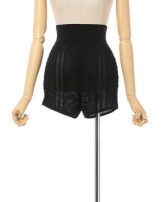 Ｏｐｅｎｗｏｒｋ　Ｌａｃｅ－ｕｐ　Ｋｎｉｔｔｅｄ　Ｓｈｏｒｔｓ