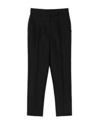 ＜Mame Kurogouchi (Women)＞Ｓｉｌｋ　Ｗｏｏｌ　Ｄｏｕｂｌｅ　Ｃｌｏｔｈ　Ｔａｐｅｒｅｄ　Ｔｒｏｕｓｅｒｓ