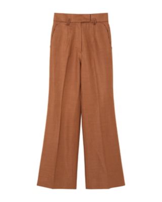 ほぼ未使用　マメクロゴウチ　Rib Jacquard Kintted Pants Geometric Silk Cotton Jacquard