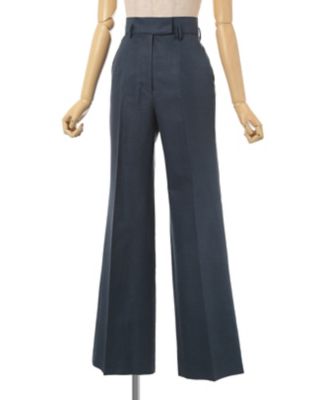 ほぼ未使用　マメクロゴウチ　Rib Jacquard Kintted Pants Geometric Silk Cotton Jacquard