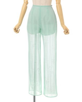 Ｂａｍｂｏｏ　Ｍｏｔｉｆ　Ｗｉｌｌｏｗ　Ｊａｃｑｕａｒｄ　Ｓｈｅｅｒ　Ｔｒｏｕｓｅｒｓ