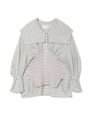 Ｌｉｎｅｎ Ｍｉｘ Ｏｍｂｒｅ Ｃｈｅｃｋ Ｓａｉｌｏｒ Ｃｏｌｌａｒ