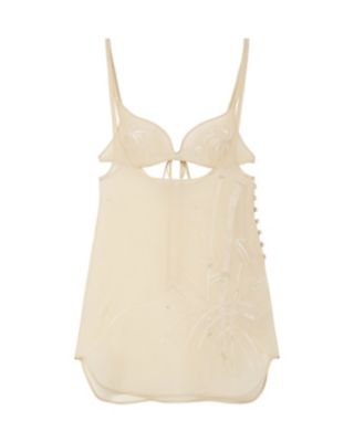 Bamboo Embroidery Silk Organdy