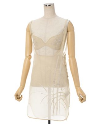 Organdy Embroider Tops ヌード F 挟まっ Todayful
