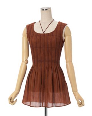 Stripe Shirring Jacquard