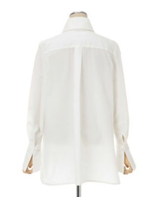 ワンピース Cotton Silk Broad Basket MotifShirtDress Mame Kurogouchi(マメ クロゴウチ)】 Cotton Silk Broad Basket