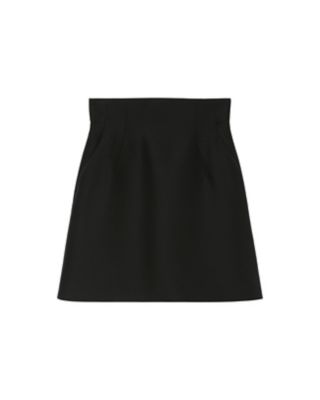 Silk wool double cloth mini skirt | www.innoveering.net