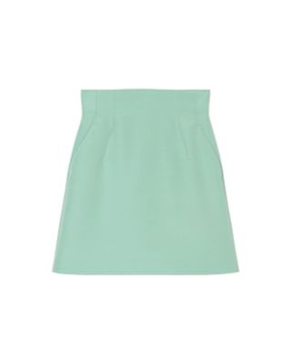 Ｓｉｌｋ　Ｗｏｏｌ　Ｄｏｕｂｌｅ　Ｃｌｏｔｈ　Ｍｉｎｉ　Ｓｋｉｒｔ