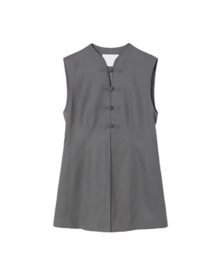 ＜Mame Kurogouchi (Women)＞Ｌｉｇｈｔ　Ｗｏｏｌ　Ｍａｘ　Ｇａｂａｄｉｎｅ　Ｍａｏ　Ｃｏｌｌａｒ　Ｖｅｓｔ