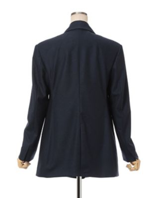 マメ クロゴウチ ウール フランネル オーバーサイズ ジャケット Wool Flannel Oversized Double