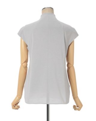 トップス MameKurogouchi 24SS Cotton Jersey Top Cotton Jersey French Sleeve Top