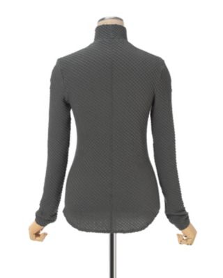 Ｓｈｉｒｒｉｎｇ　Ｊｅｒｓｅｙ　Ｊａｃｑｕａｒｄ　Ｈｉｇｈ　Ｎｅｃｋ　Ｔｏｐ