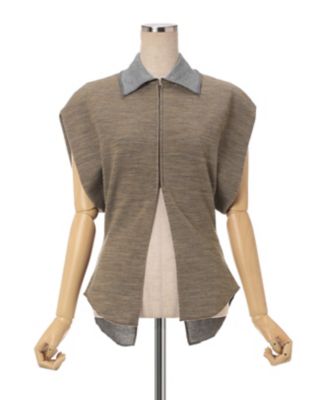 Ｗｏｏｌ　Ｒｅｖｅｒｓｉｂｌｅ－Ｊｅｒｓｅｙ　Ｔｏｐ　ＭＭ２４ＦＷ－ＪＳ０７５