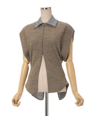 Ｗｏｏｌ　Ｒｅｖｅｒｓｉｂｌｅ－Ｊｅｒｓｅｙ　Ｔｏｐ　ＭＭ２４ＦＷ－ＪＳ０７５