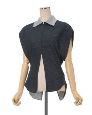 Ｗｏｏｌ　Ｒｅｖｅｒｓｉｂｌｅ－Ｊｅｒｓｅｙ　Ｔｏｐ　ＭＭ２４ＦＷ－ＪＳ０７５
