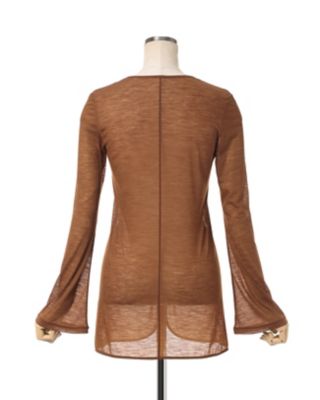 2024年激安 Yarn Hybrid Wool Front Jersey Tシャツ(長袖+七分)
