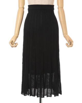 Watermark Pattern Pleated Knitted 
