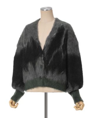 Ｄｒｉｐ　Ｇｌａｚｅ　Ｐａｔｔｅｒｎ　Ｍｏｈａｉｒ　Ｋｎｉｔｔｅｄ　Ｃａｒｄｉｇａｎ