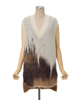 Drip Glaze Pattern Mohair