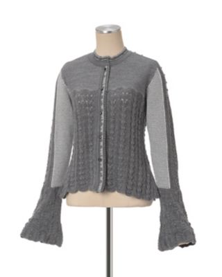 Ｏｐｅｎｗｏｒｋ　Ｐａｔｔｅｒｎ　Ｋｎｉｔｔｅｄ　Ｃａｒｄｉｇａｎ