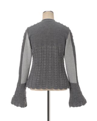 Ｏｐｅｎｗｏｒｋ　Ｐａｔｔｅｒｎ　Ｋｎｉｔｔｅｄ　Ｃａｒｄｉｇａｎ