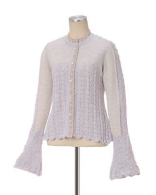 Ｏｐｅｎｗｏｒｋ　Ｐａｔｔｅｒｎ　Ｋｎｉｔｔｅｄ　Ｃａｒｄｉｇａｎ