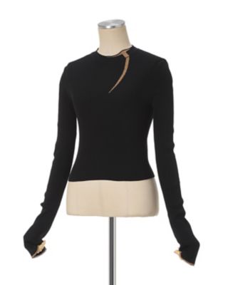 “Ｋｉｎｔｓｕｇｉ”　Ｃｒｅｗ　Ｎｅｃｋ　Ｋｎｉｔｔｅｄ　Ｔｏｐ